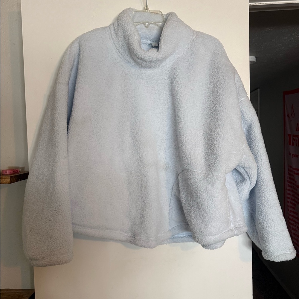 All in Motion Sky Blue Teddy Jacket